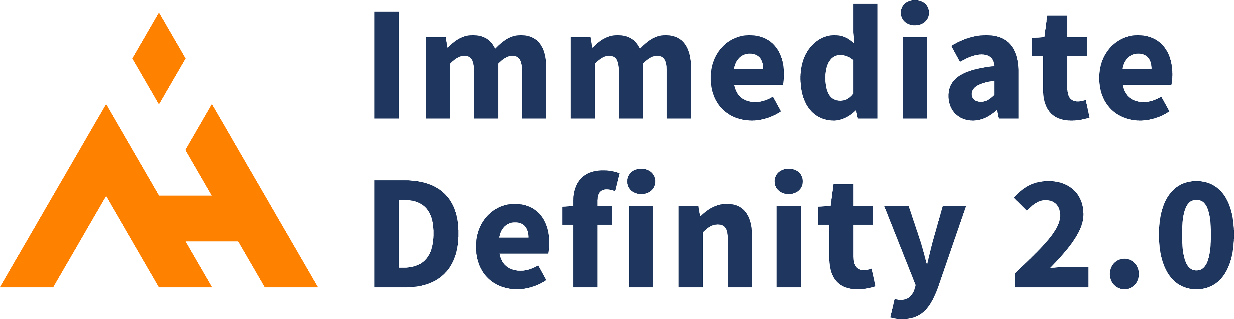 Immediate Definity 2.0 logotipas